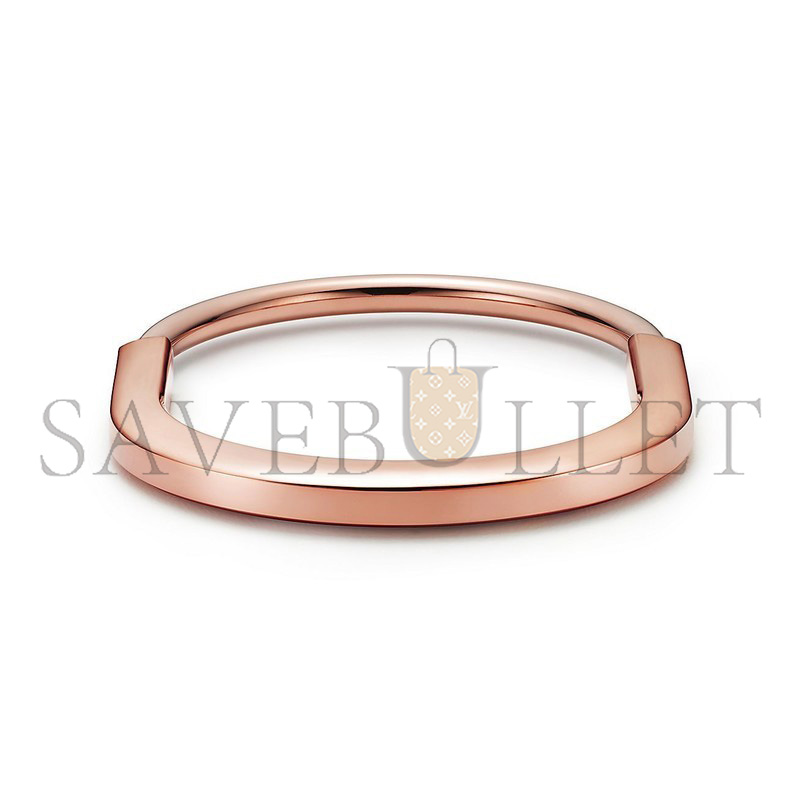 TIFFANY LOCK 18K ROSE GOLD BRACELET